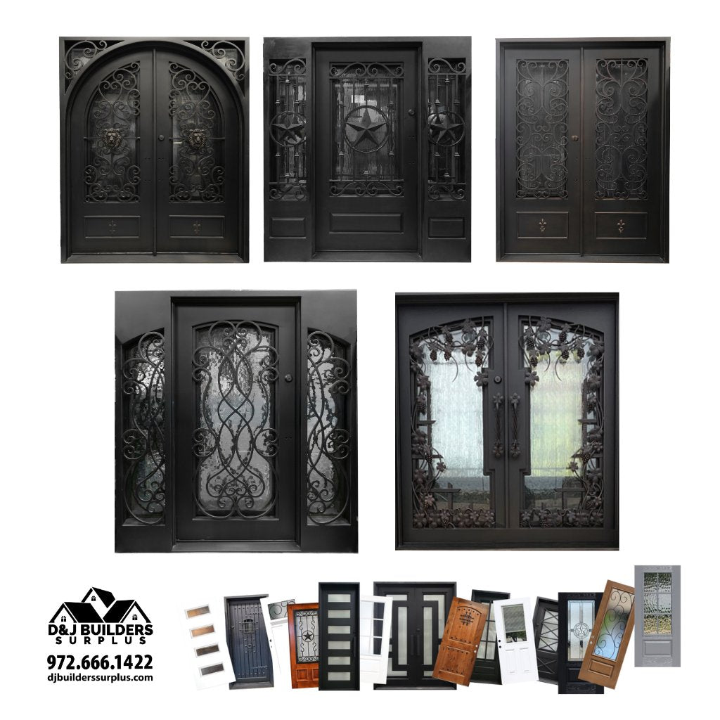 Luxury Double Iron Doors: Make a Statement