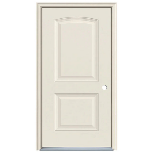 Off White door with two panels