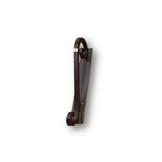 Iron door pull handle